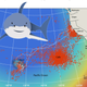 Location of White Shark Cafe.